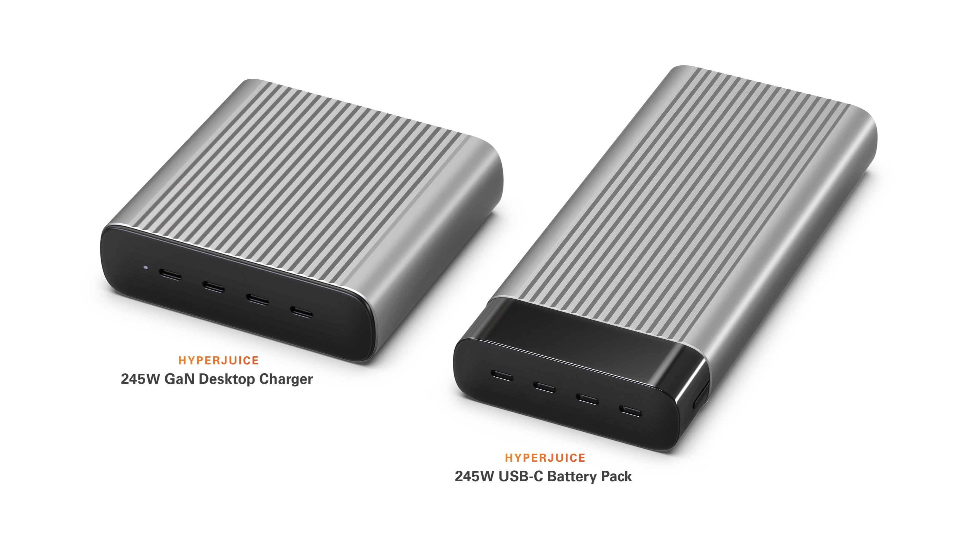 Pump 245 watts into your gear with new GaN desktop charger and power bank