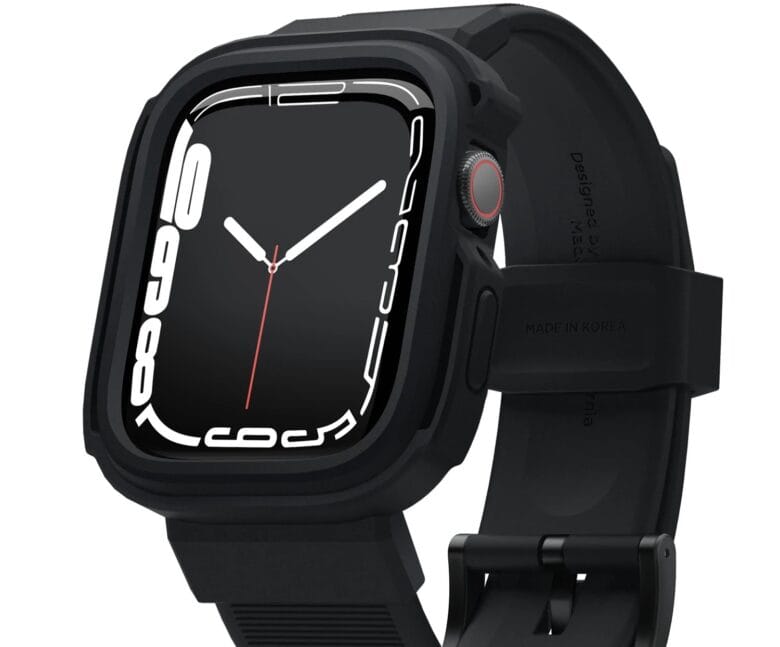 This rugged case and band will keep your Apple Watch safe.