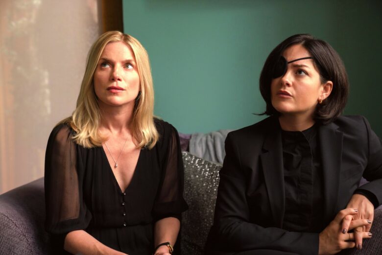 Bad Sisters recap: Ursula (played by Eva Birthistle, left) and Bibi (Sarah Greene) steal the show in the first two episodes of <em>Bad Sisters.</em>