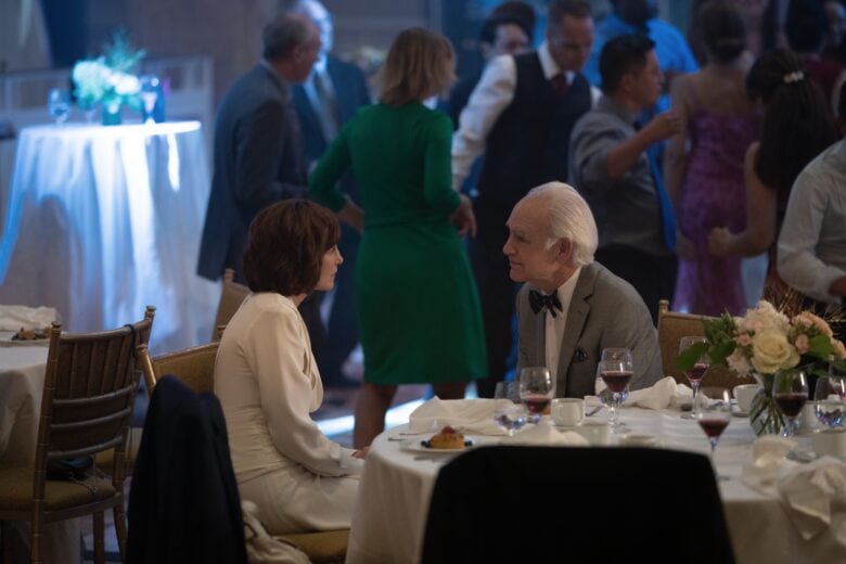 Five Days at Memorial recap: Dr. Anna Pou (played by Vera Farmiga, left) and Dr. Horace Baltz (Robert Pine) discuss the nightmarish ordeal years later in the Apple TV+ series finale.