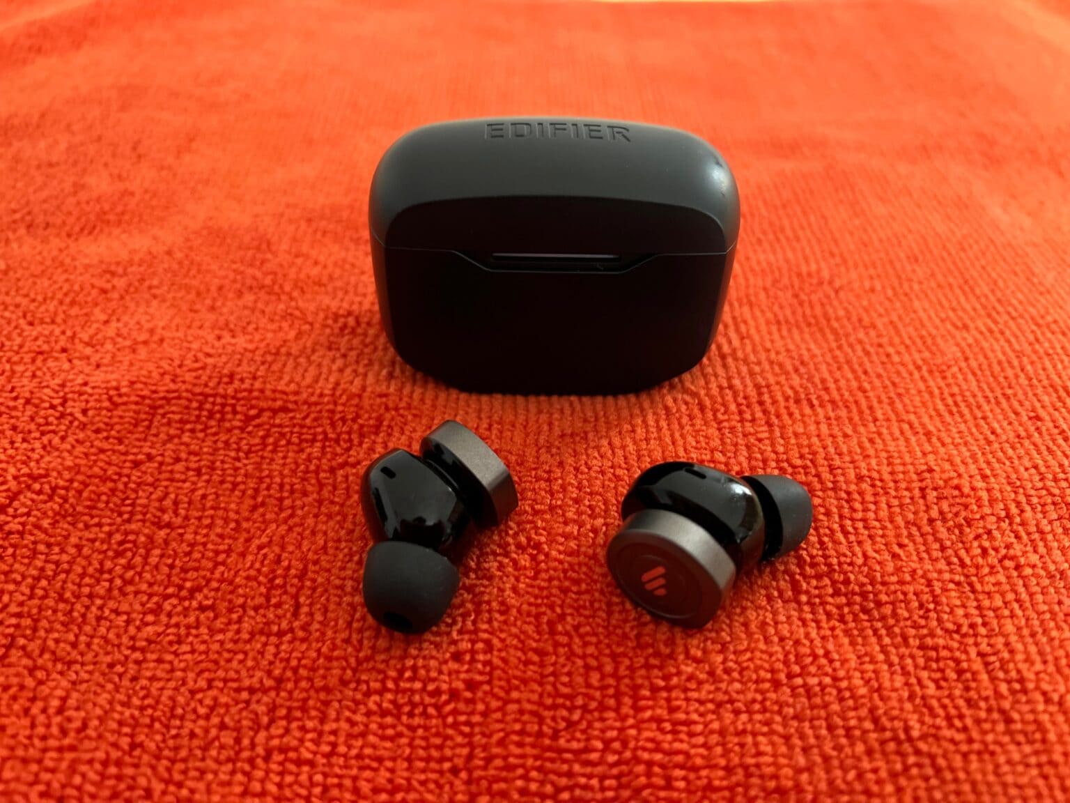 Edifier's new W240TN wireless earbuds have a bit of an industrial look going.