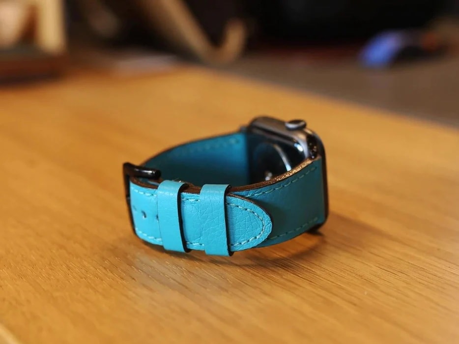 You can get 35% off this supple Italian leather band in teal (pictured), red, yellow or orange.