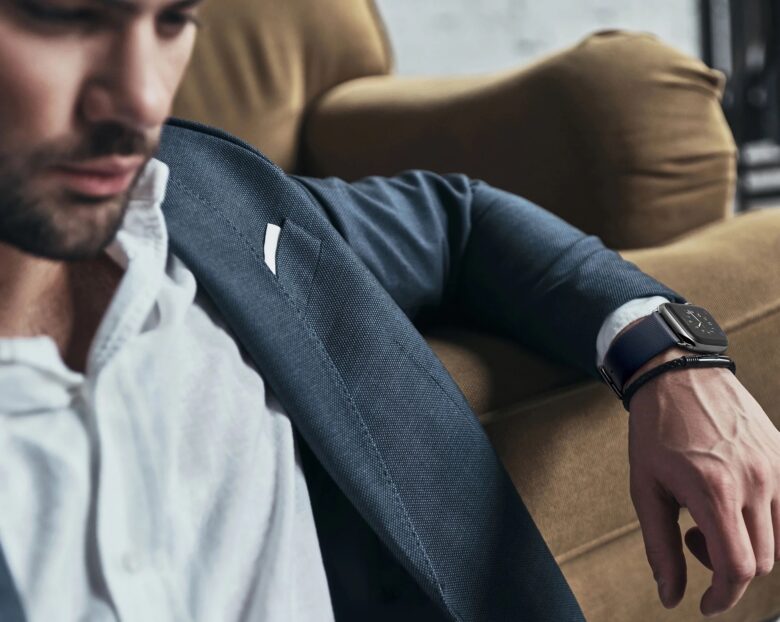 That's a classy Apple Watch band from Laut.