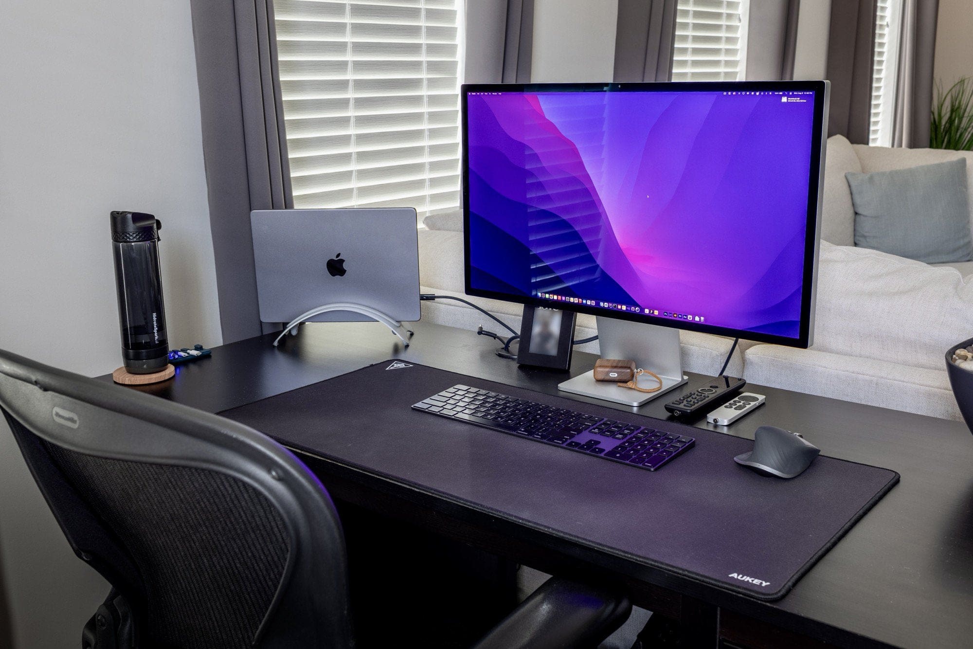 The Studio Display replaced a 34-inch ultra-wide monitor.