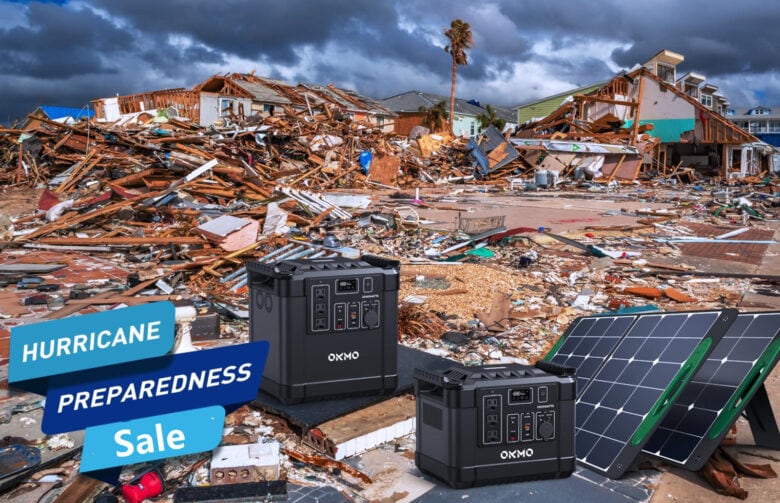 Buy a solar generator like Okmo's before you need it (whether that's to power an outdoor party or for a major disaster).