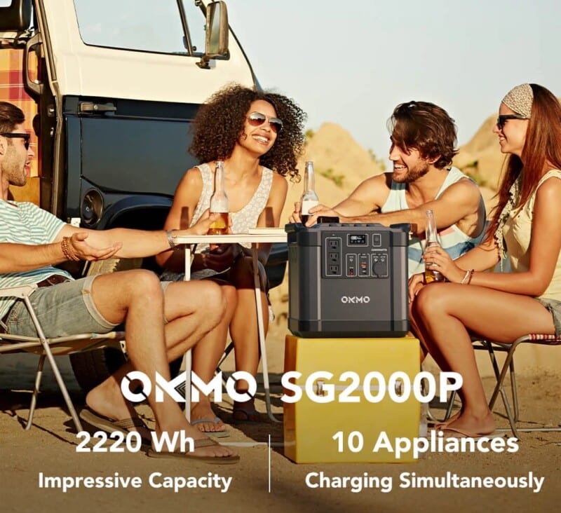 Prepare for a storm (or an outdoor party) with an Okmo solar generator
