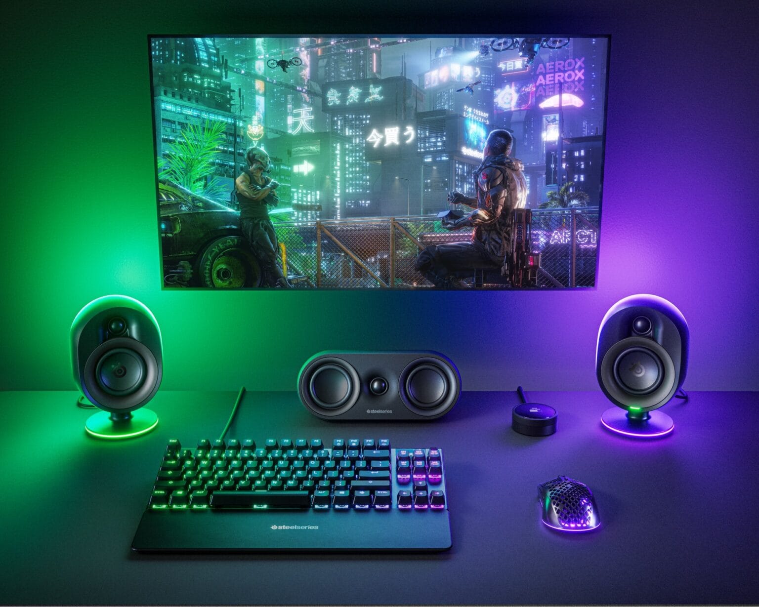 Steelseries said its new Arena 9 is the first 5.1 surround sound system that works via a single USB connection.
