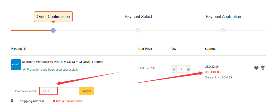 Wenn CDKeylord.com Ihre Bestellung bestätigt, erhalten Sie den Software-Aktivierungsschlüssel im Benutzerzentrum unter Meine gekauften Bestellungen.