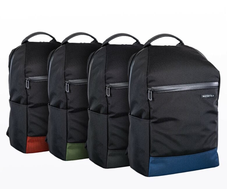 WaterField Designs Essential Backpack comes in four colors.