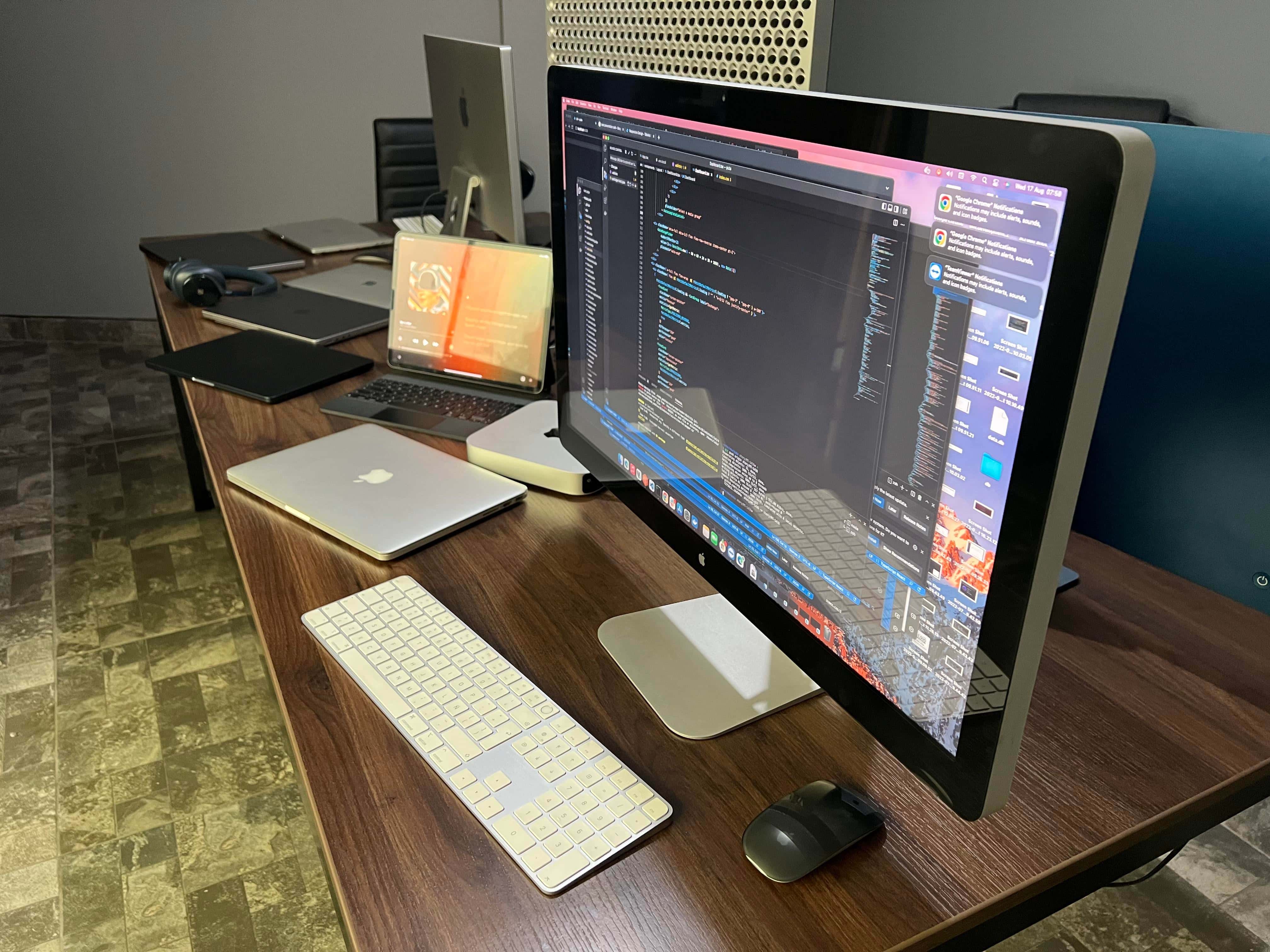 Can you picture needing 9 Macs, including 3 top-shelf machines?