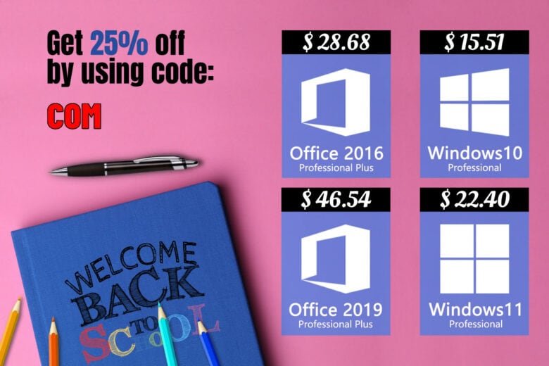 If you'd like to save money on genuine Microsoft software, head to Keysbuff.com using the links above. And don't forget to enter promo code COM to get extra savings.