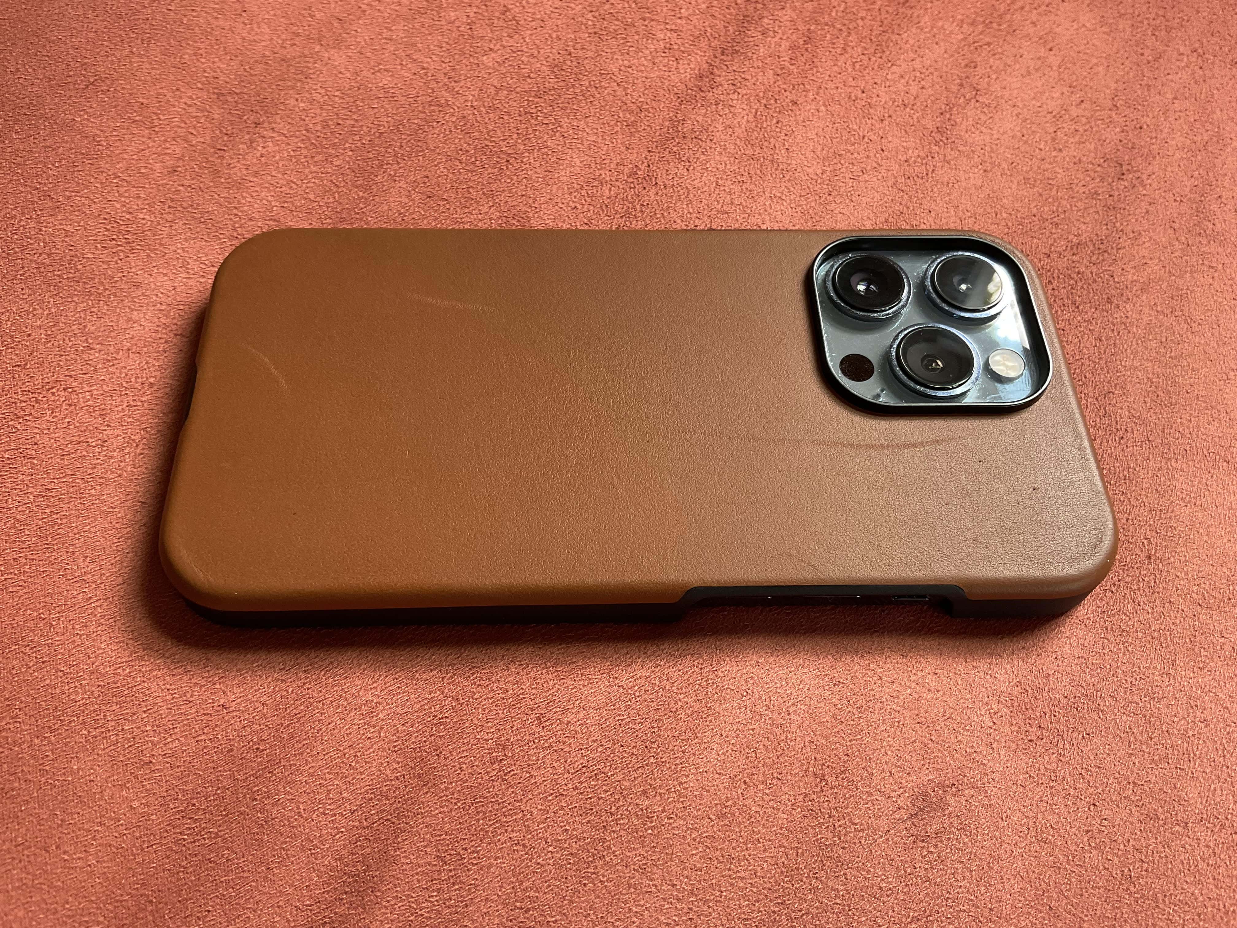 Journey's protective iPhone 13 leather case feels just right