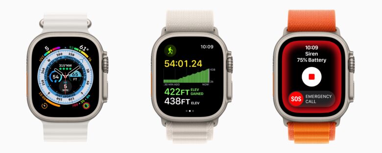 Apple Watch Ultra: For extremophiles: Apple Watch Ultra includes a wayfinder, elevation tracker and an 86-decibel siren.