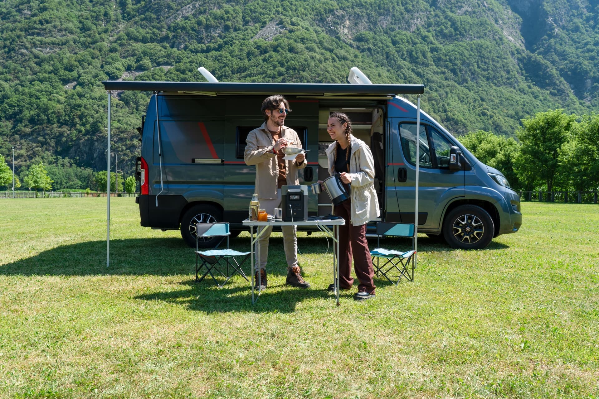 The new EcoFlow Delta 2 Portable Power Station can be a home backup in a power outage or it can power your trips off the grid.