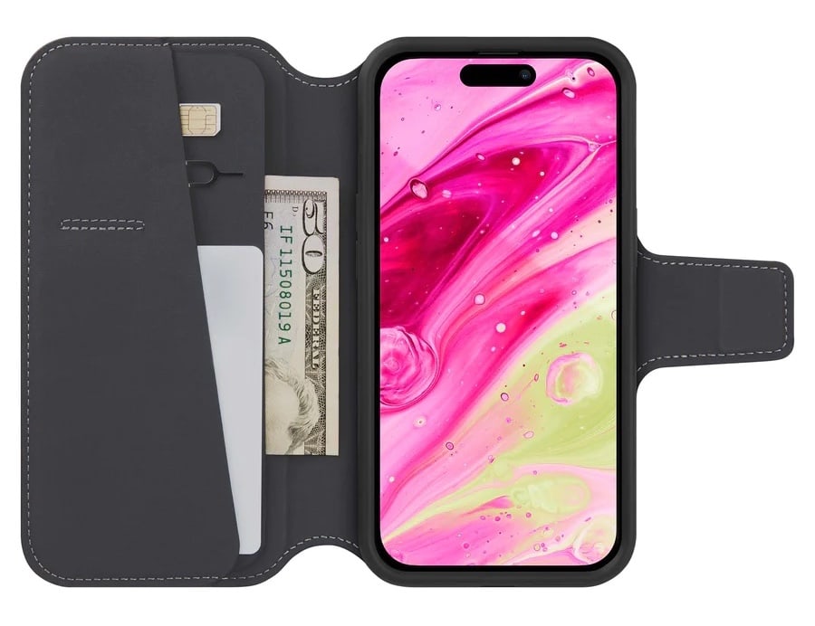 The folio case keeps your iPhone 14 and other valuables safe.