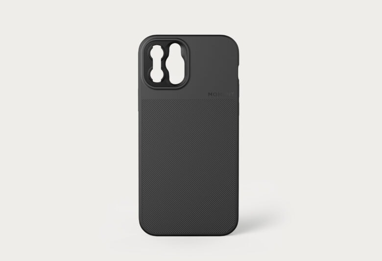 Moment Case for iPhone 12 Pro with lens interface.
