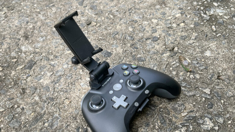 PowerA Moga XP5-i Plus iPhone mount: PowerA's controller can hold any size iPhone where it's easy to see.