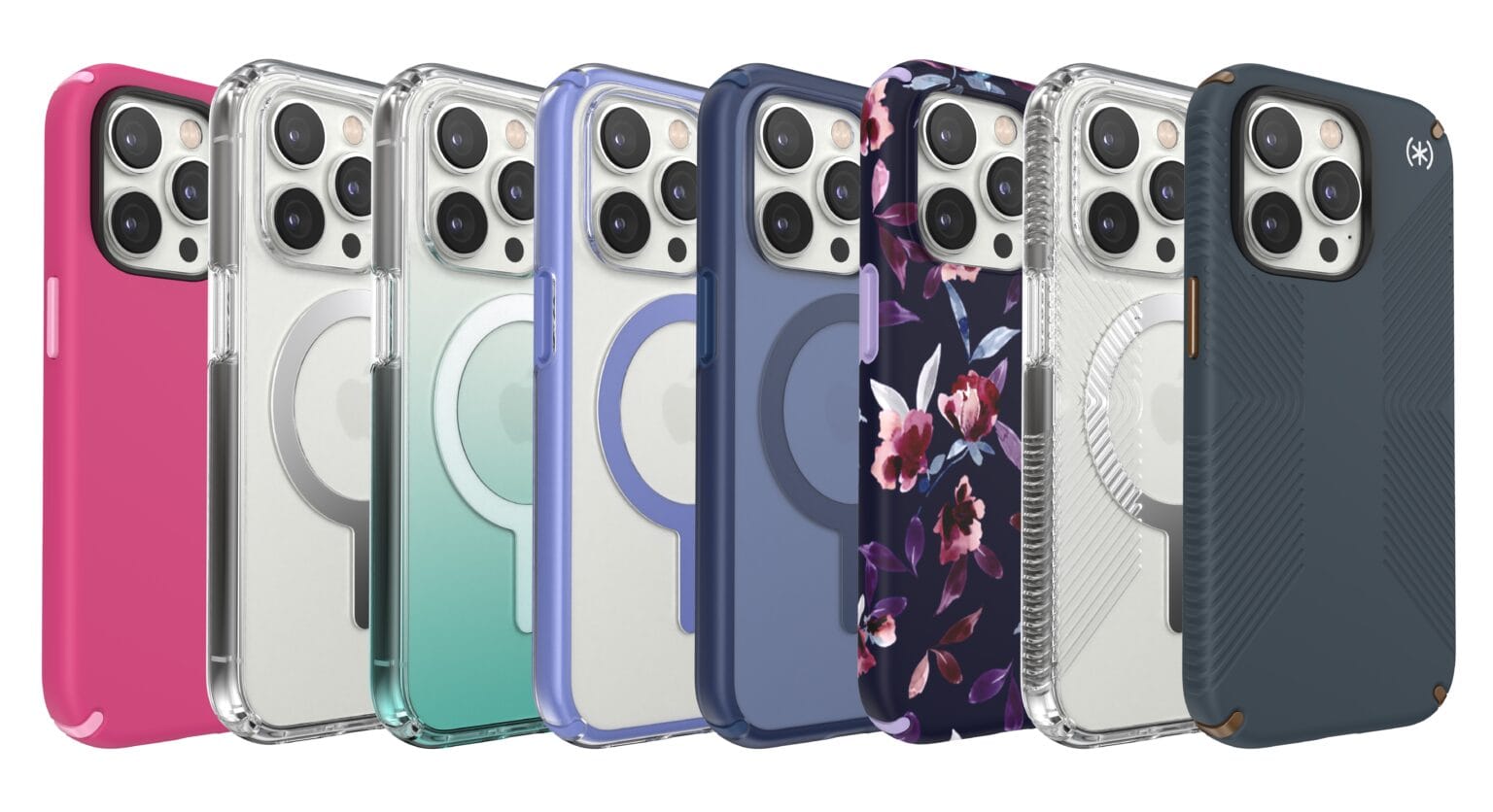 Speck's lineup of new iPhone 14 series cases includes 10 models.