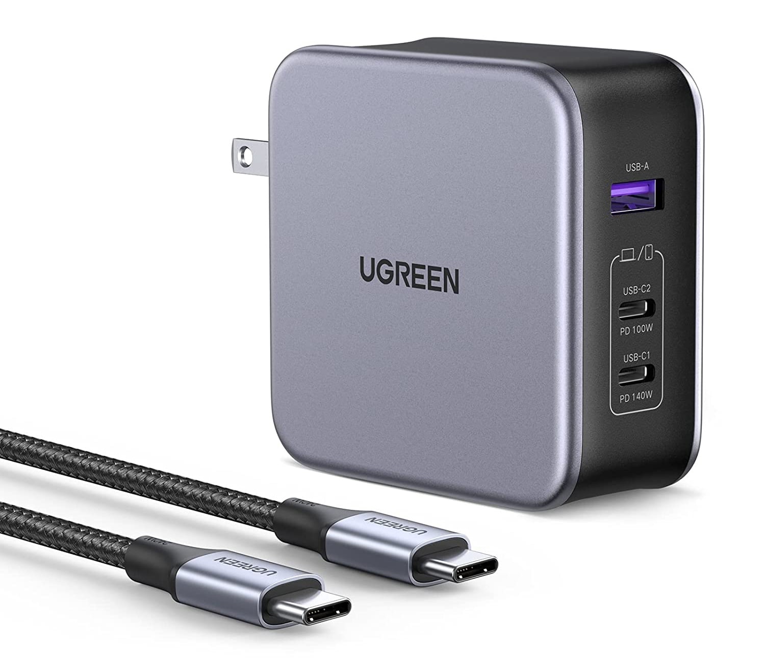 Ugreen's new charger can pump 140W of power to up to three devices.