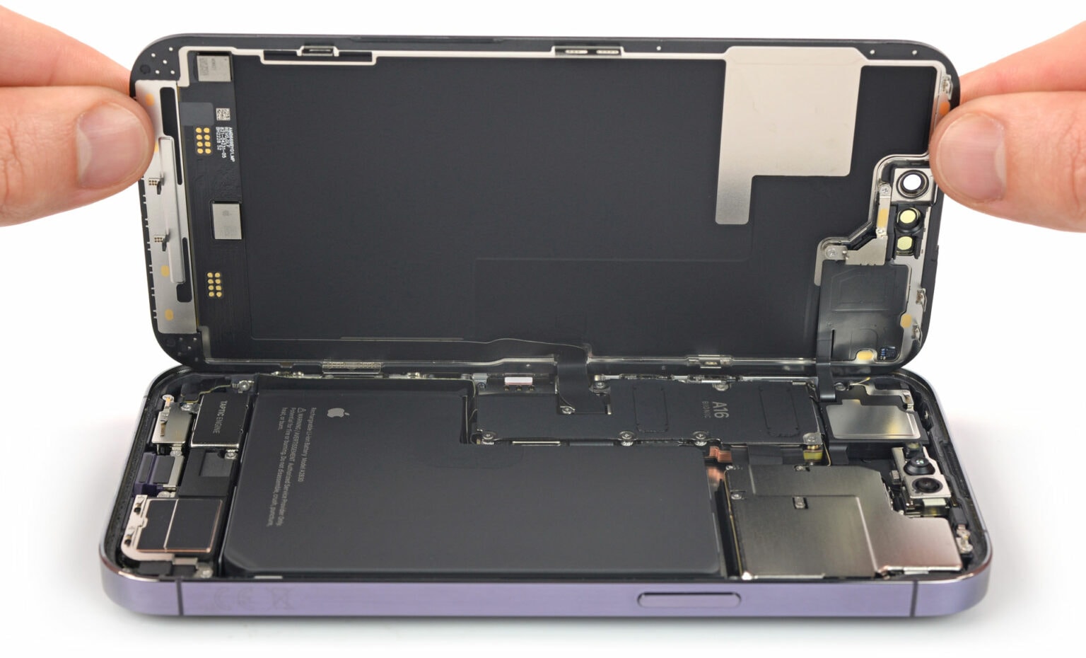 iPhone 14 Pro Max teardown from iFixit