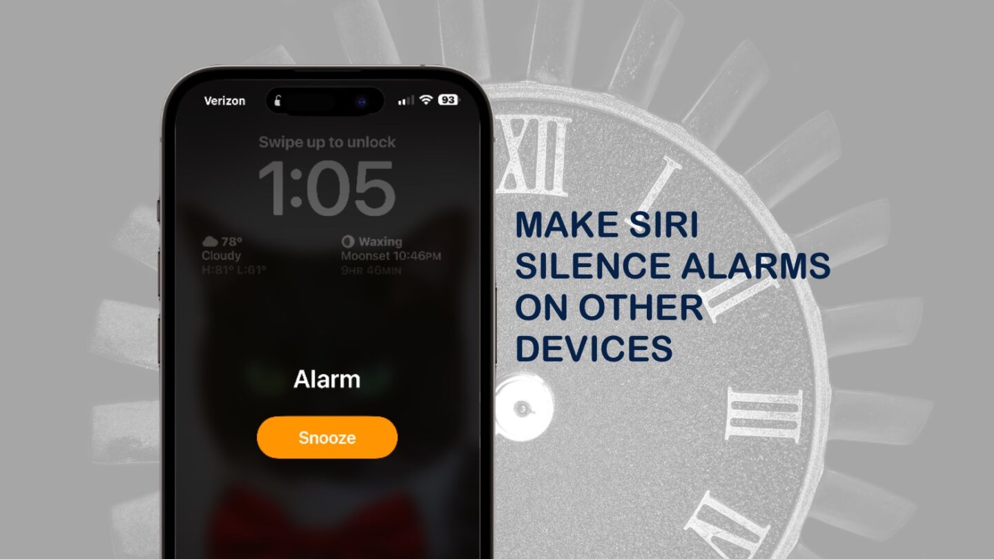 Control iPhone alarm sound using Siri