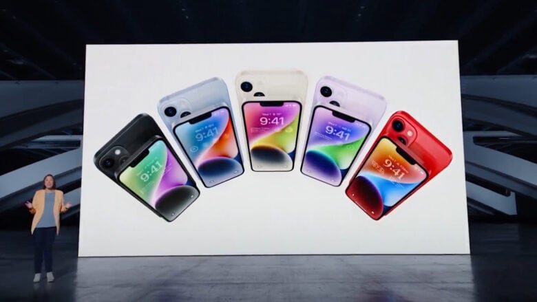 The iPhone 14 and iPhone 14 Plus comes in a ratings of colors.