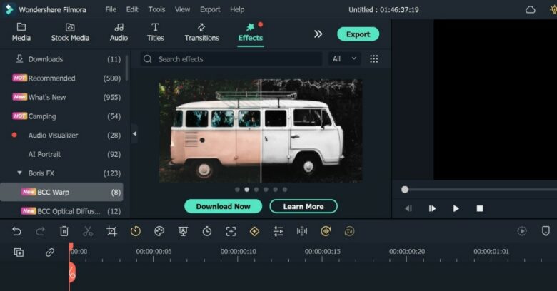Quickly tweak the overall look of your video project with OpenFX plugins.