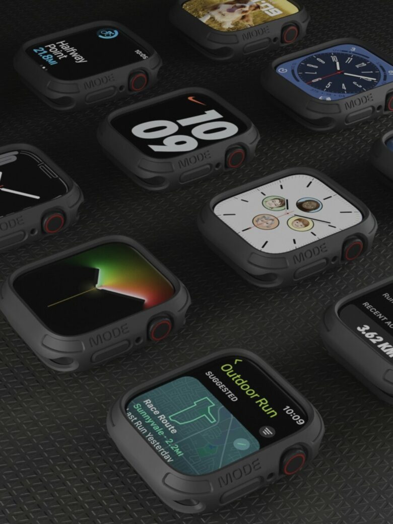 The Elkson Quattro Bumper Case for Apple Watch provides massive protection with minimized bulk.