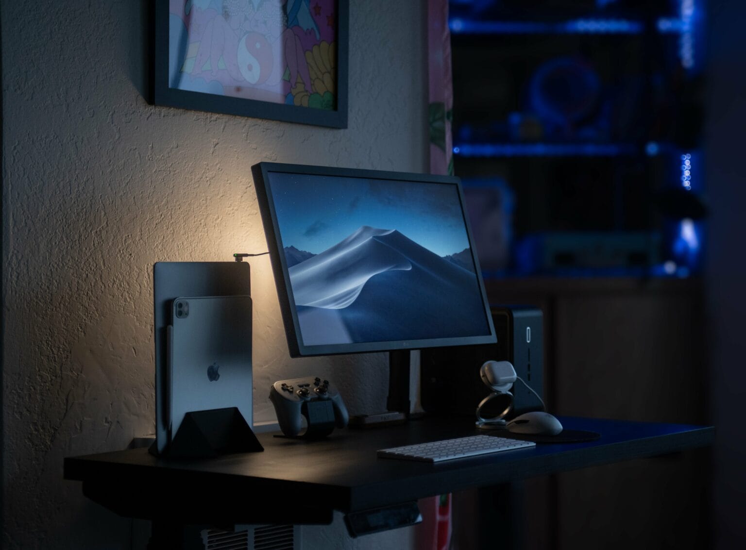 This moody shot doesn't show the folding MagSafe stand well, but you can see it in the images below.