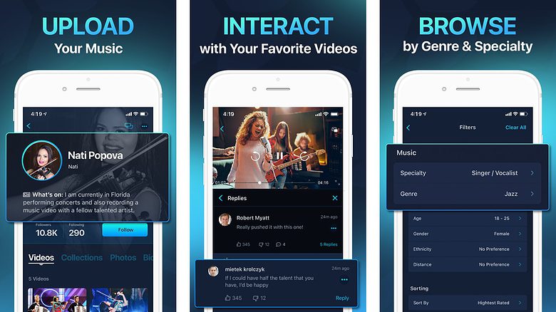 SPRK Music helps musicians and fans connect with one another in a music-focused social network.