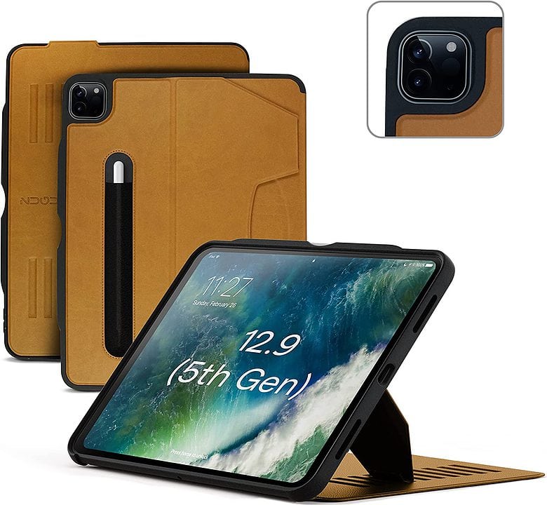 Zugu's 12.9-inch iPad case works with the latest and the previous generations.