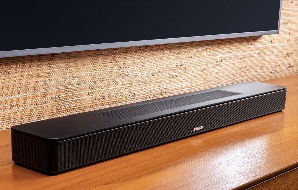 The new Bose Smart Soundbar 600 is only about 2 inches high.