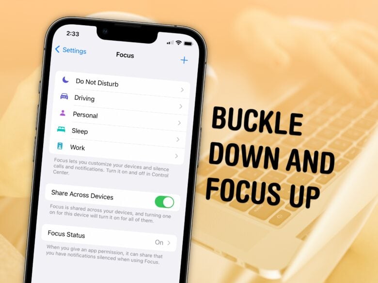 Buckle down and focus up