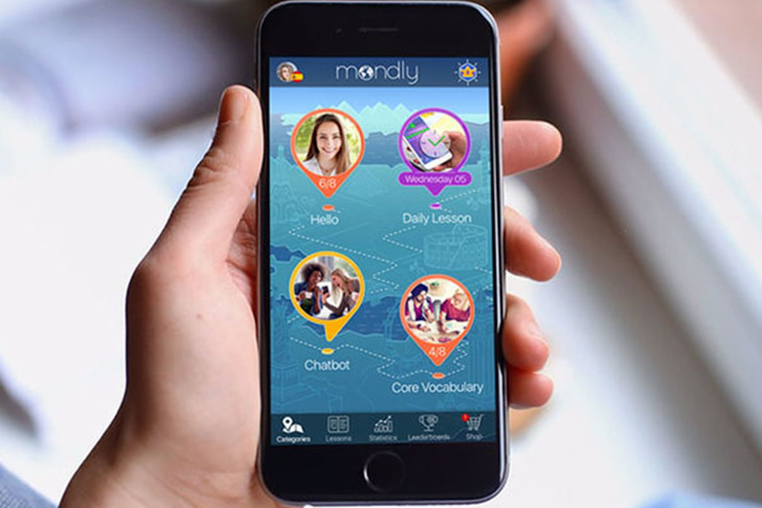 Learn 41 languages from your iPhone with this app.