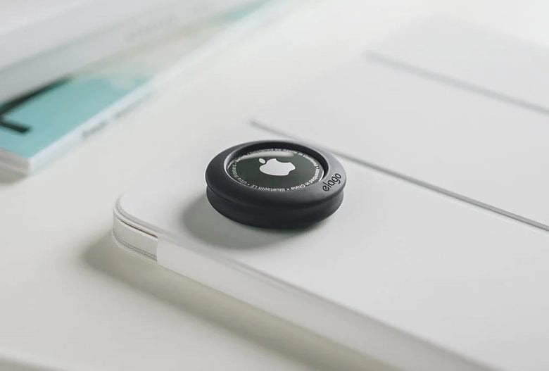 With Elago's silicone pad, you can stick an AirTag tracker anywhere.