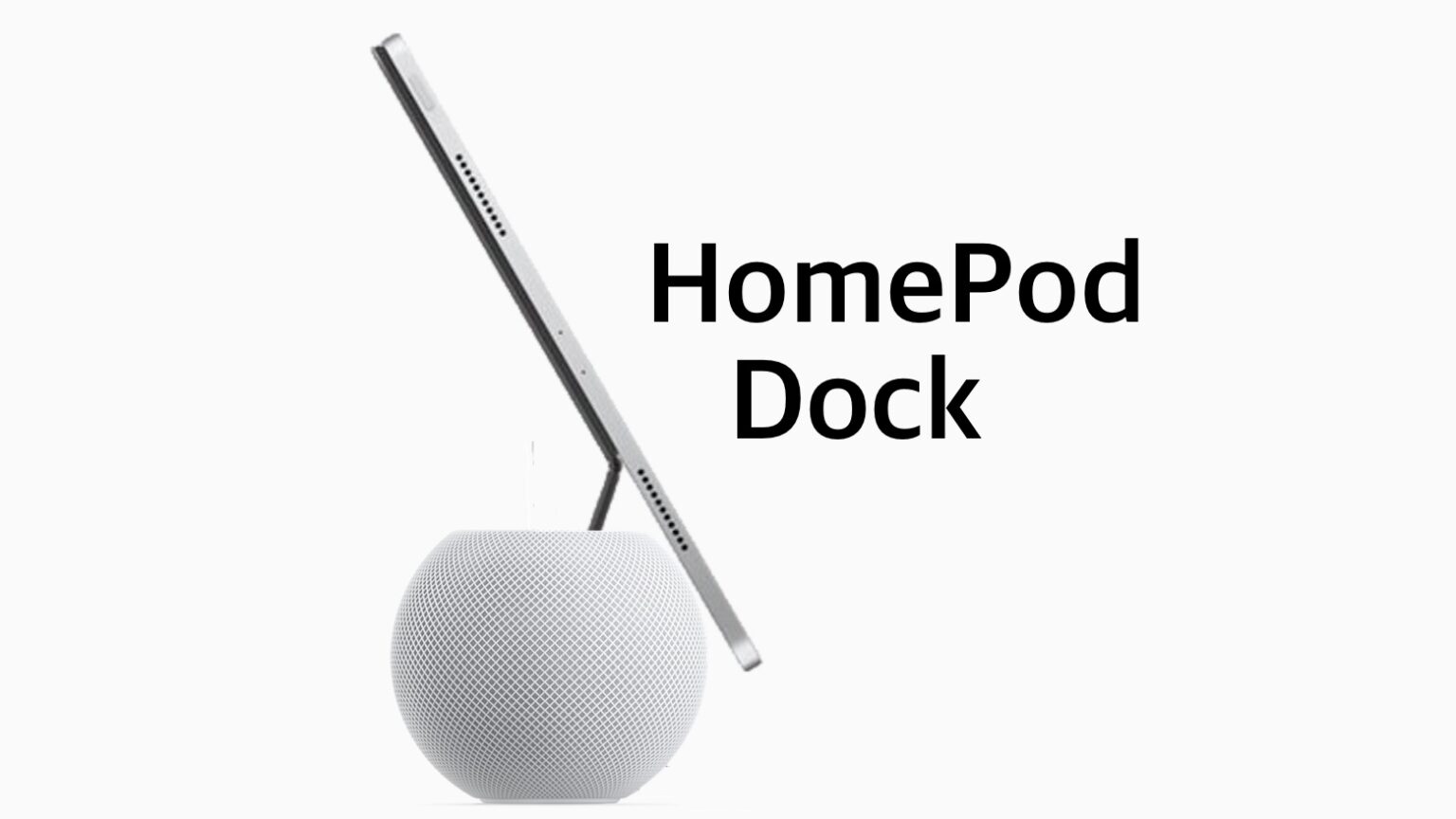 Apple prepping iPad cradle that's also a HomePod