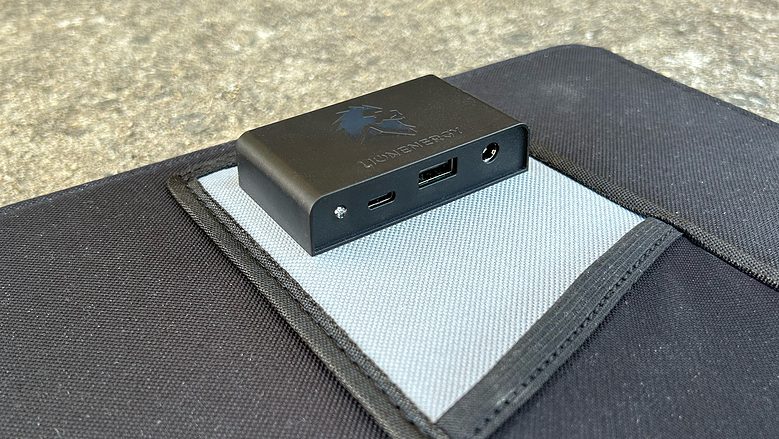 Lion 50W Foldable Solar Panel USB-C and USB-A ports