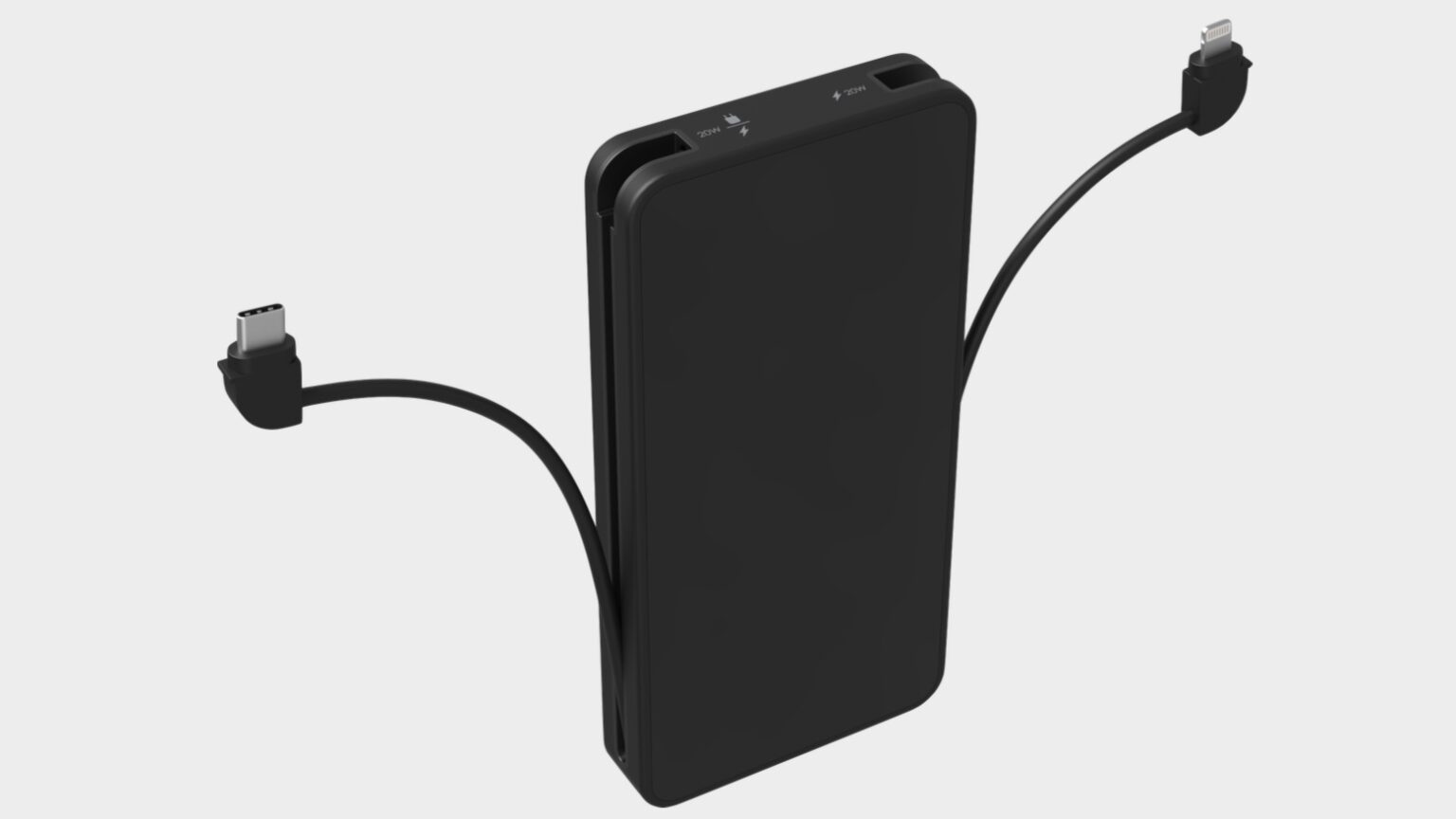 Mophie's new power bank sports built-in iPhone and Mac charging cables