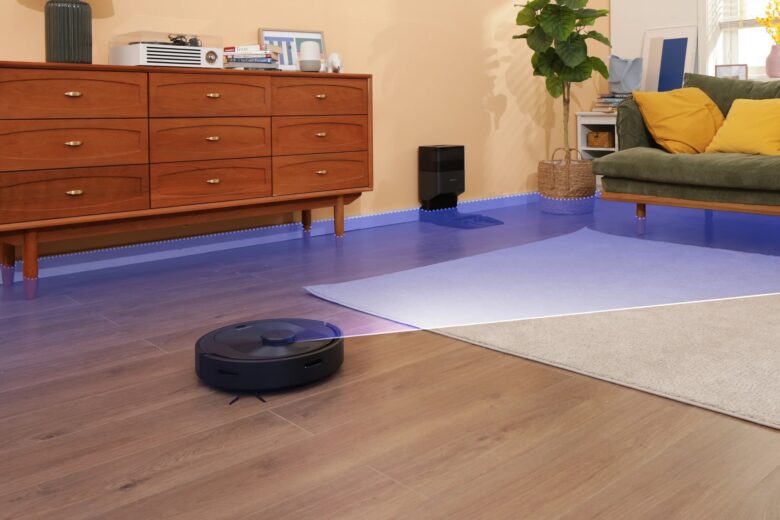 The Roborock Q5 robot vacuum seeks and destroys dirt with amazing efficiency.
