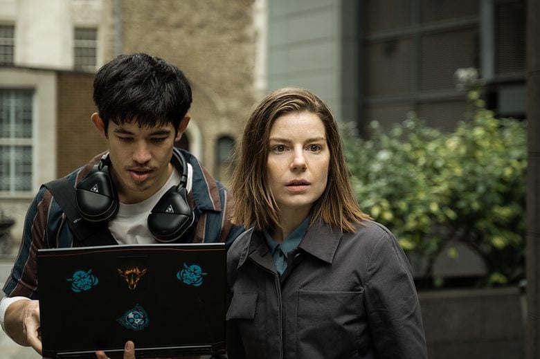 Slow Horses recap Apple TV+: New agent Shirley (played by Christopher Chung and Aimee-Ffion Edwards, right) joins Slough House's slow horses.