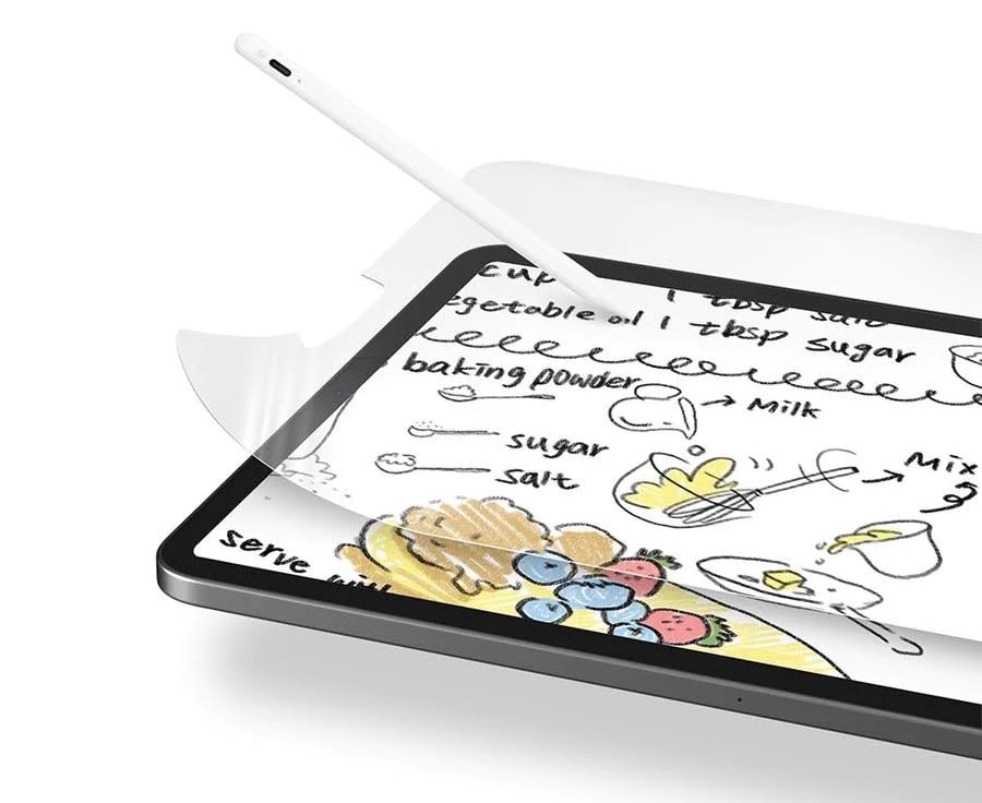 Write or draw like it's real paper with this iPad screen protector.