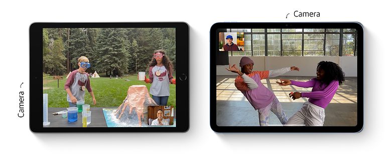 iPad 9 vs. iPad 10 Front Facing Camera location.