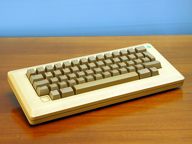 The very first Macintosh keyboard.