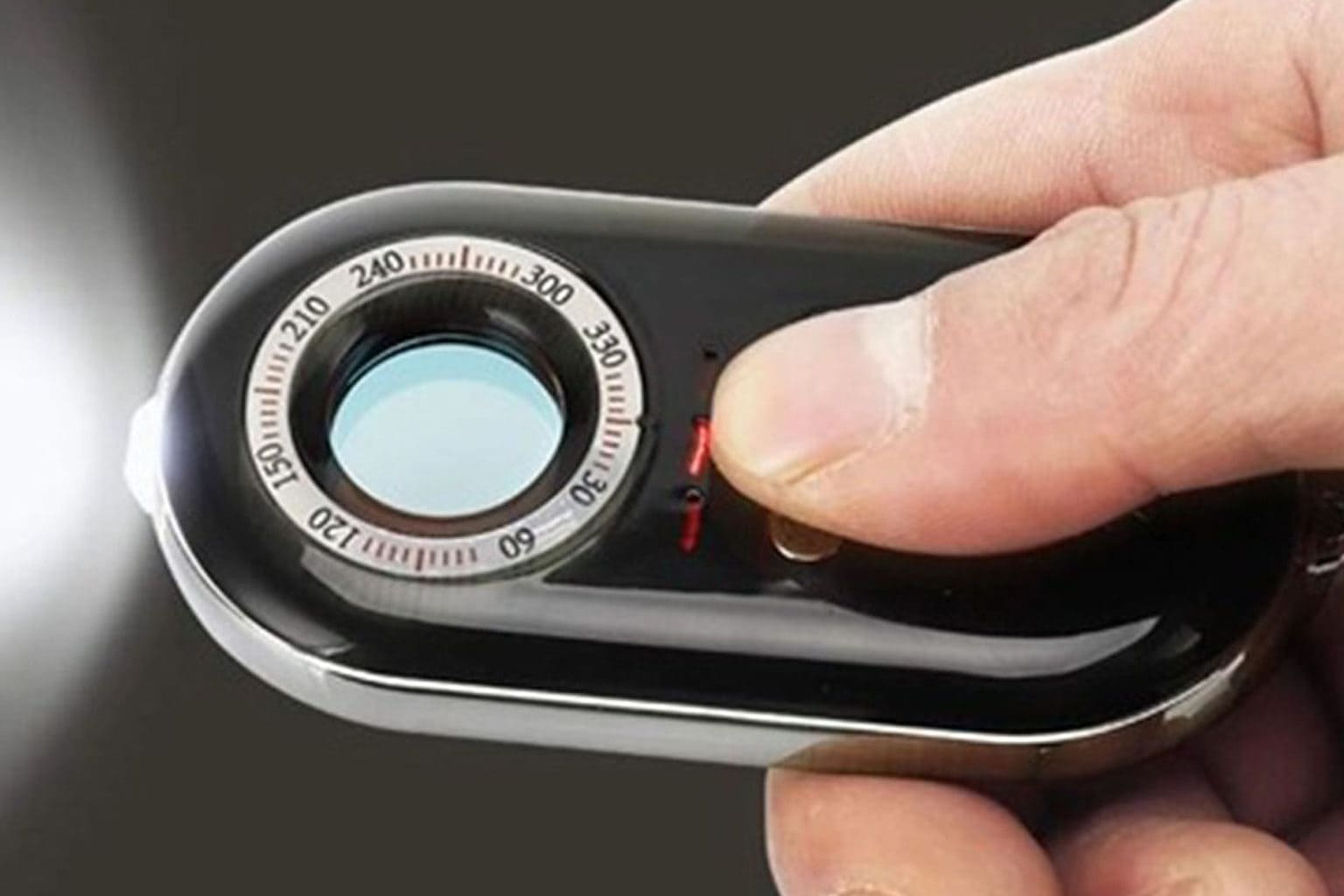 Search for hidden cameras in your hotel with this pocket gadget.