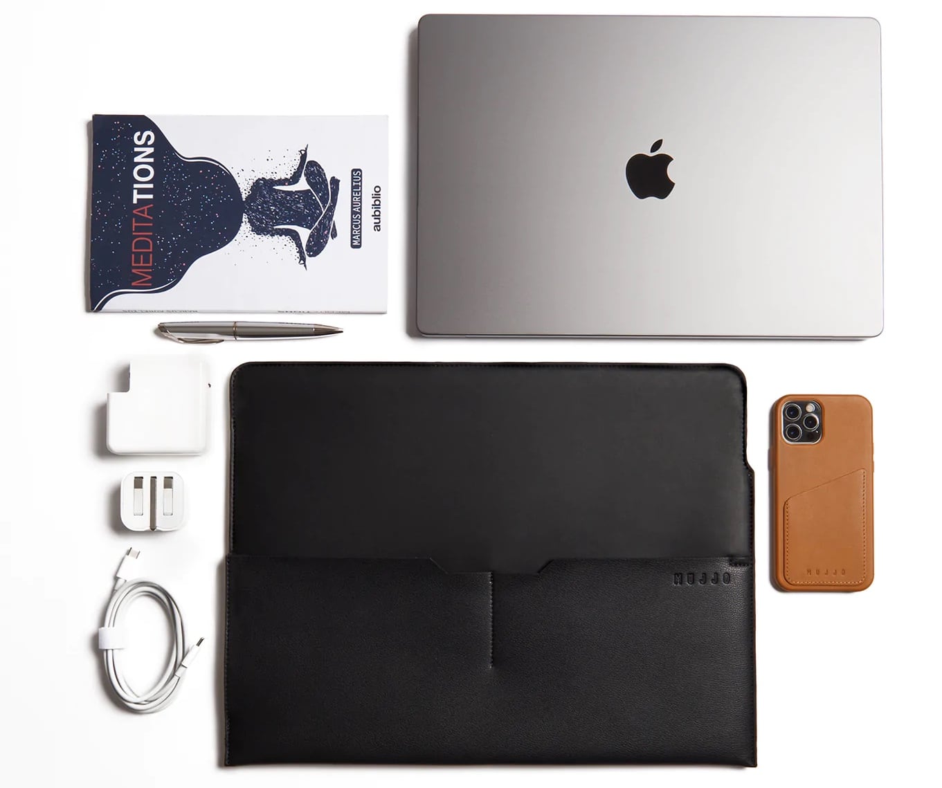The sleeve is for your MacBook Pro, but you can carry a lot more in it.
