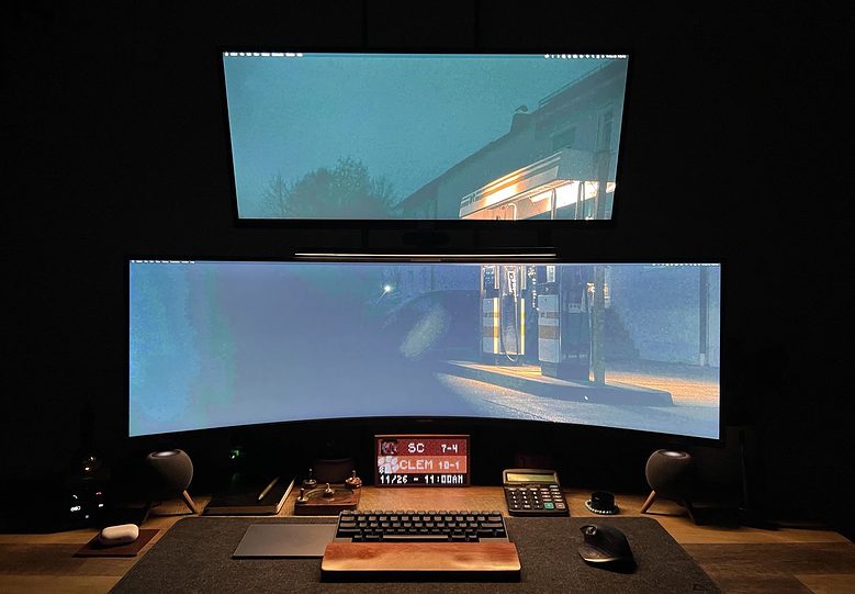 The little monitor at the bottom is the odd bit.