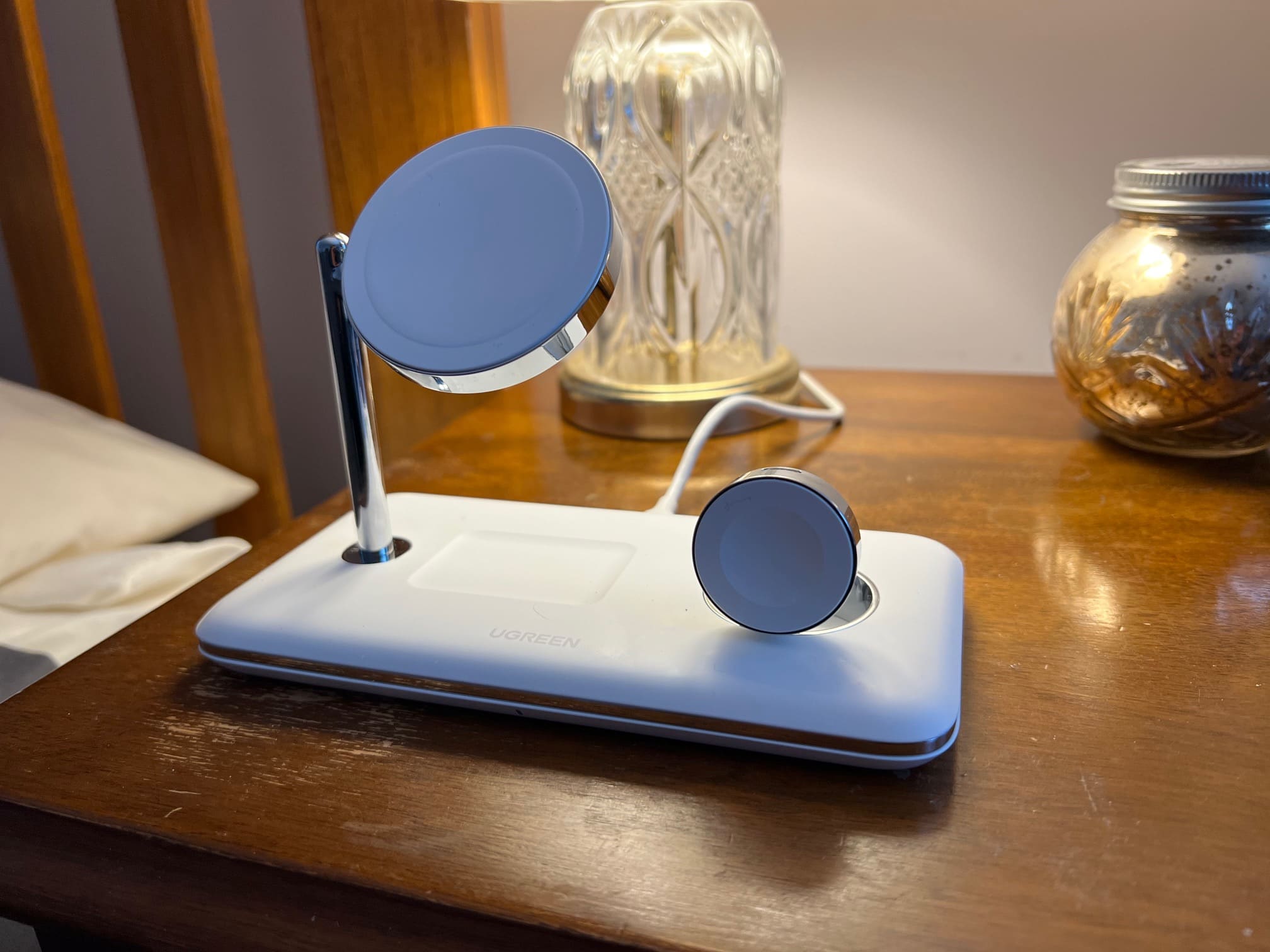 Charge three devices at once.