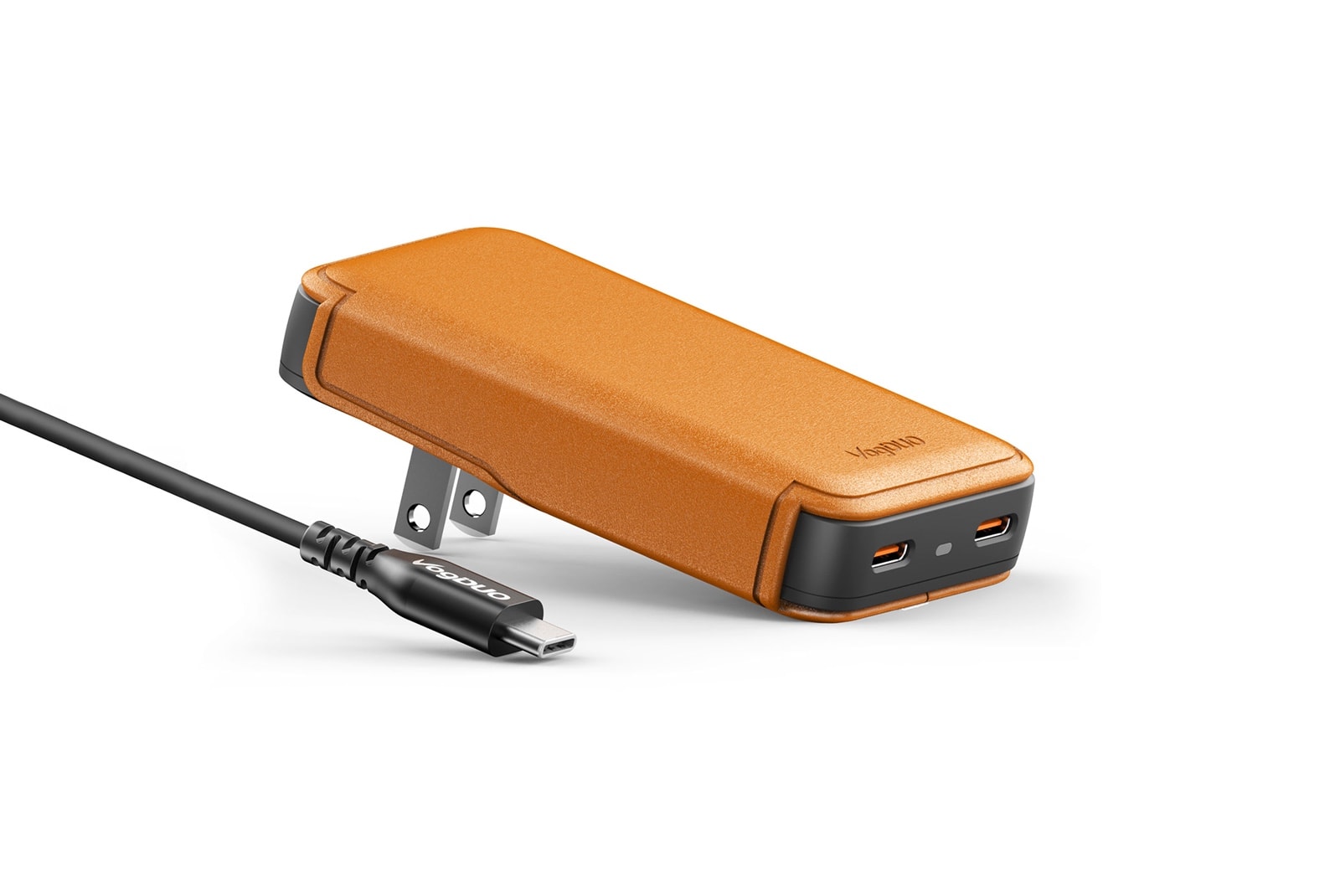 The leather-clad charger is stylish to say the least.