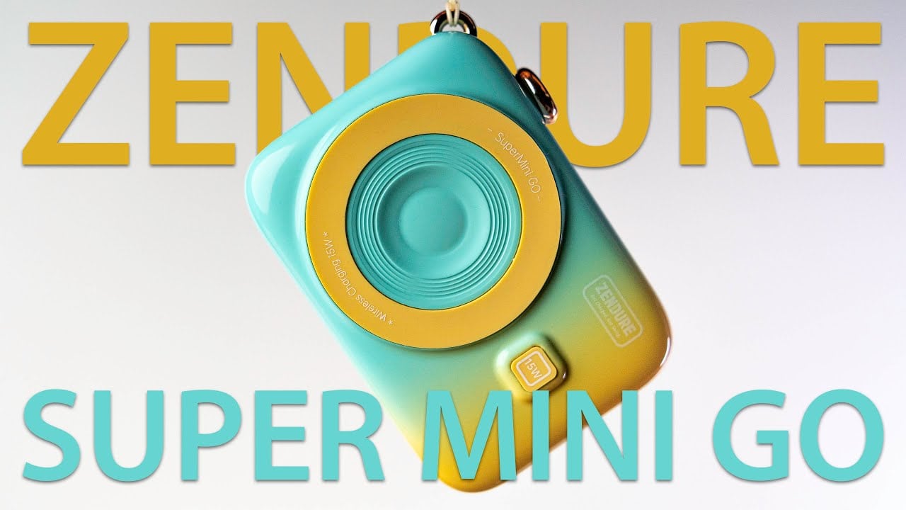 Zendure's SuperMini Go battery pack features wireless MagSafe and Qi charging, plus a fast-charge USB-C port.