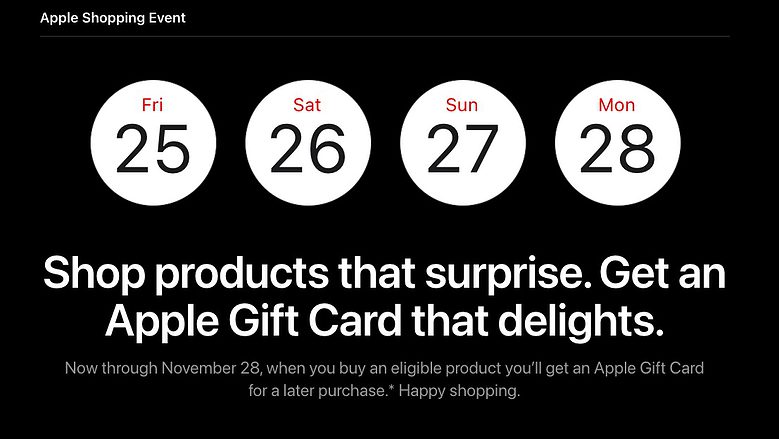 Apple's Black Friday 2022 shopping event is live.